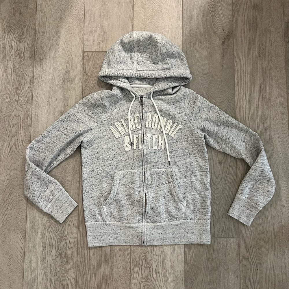 cute vintage abercrombie and fitch y2k coquette casual grunge zip up hoodie ❤︎︎